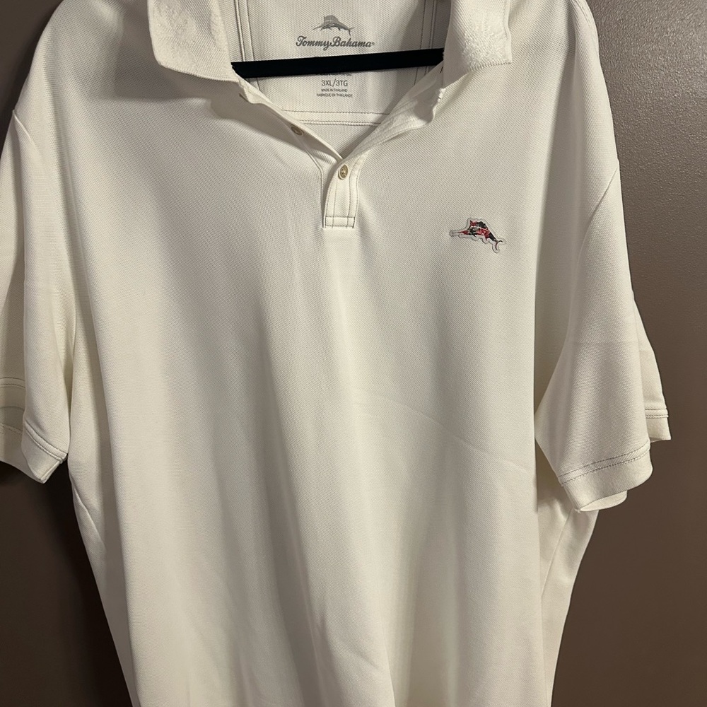 Tommy Bahama White Polo Shirt for Men 3XL